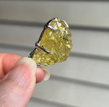 Load image into Gallery viewer, Intense Colored Natural Etched Heliodor pendant 35.5 carats