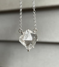 Load image into Gallery viewer, Herkimer Diamond Crystal necklace with Record Keepers and Inner Child crystals on 24 inch chain