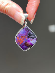 Collectors Drop - Multi color Sugilite pendant