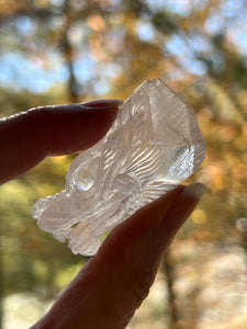 Double sided carved Danburite Dragon point - Collectors piece - One of a Kind