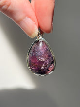 Load image into Gallery viewer, One of a kind - RARE XL Gem Grade Siberite aka Purple Tourmaline pendant