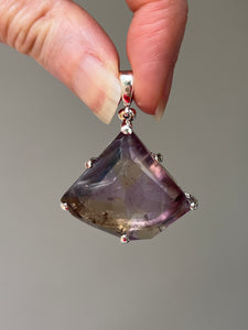 Faceted Natural Ametrine pendant