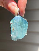 Load image into Gallery viewer, Collectors Drop - XL Aqua Aura Danburite pendant