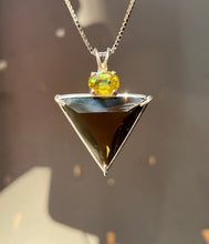 Load image into Gallery viewer, Natural Citrine Angelic Star Necklace with Radiant Sphene