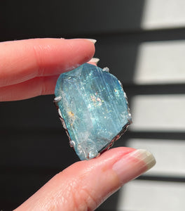 Collectors Drop - XL Aqua Aura Danburite pendant