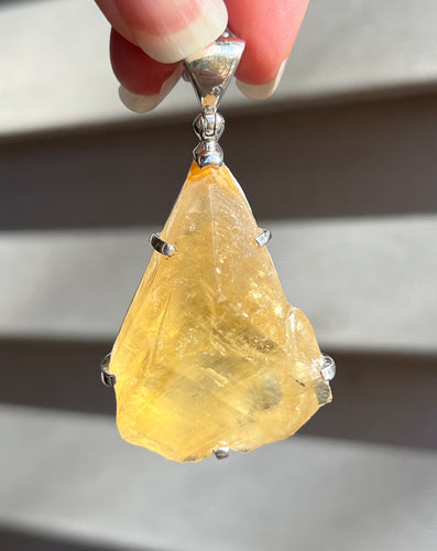 Stellar Beam Calcite pendant