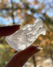 Load image into Gallery viewer, Double sided carved Danburite Dragon point - Collectors piece - One of a Kind