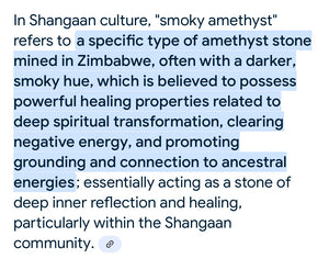 Shangaan Smoky Amethyst Scepter pendant