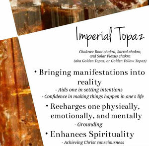 Amber and Imperial (orange) Topaz pendant