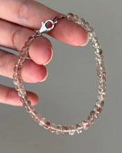 Load image into Gallery viewer, AAA grade gem Oregon Sunstone rondelle bead bracelet