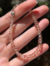 Load image into Gallery viewer, AAA grade gem Oregon Sunstone rondelle bead bracelet