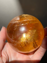 Load image into Gallery viewer, Magnificent Golden Honey Calcite XL sphere