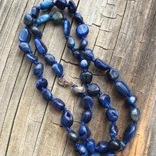 Load image into Gallery viewer, 18 in Blue Kyanite bead necklace