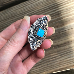 RARE Sleeping Beauty Turquoise ring