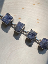 Load image into Gallery viewer, 58 carat rough cut natural Tanzanite bracelet