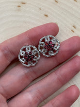 Load image into Gallery viewer, RARE Natural Noble Red Spinel earrings