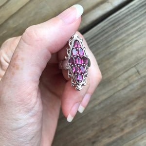 Pink Tourmaline rings