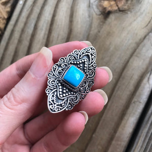 RARE Sleeping Beauty Turquoise ring