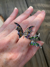 Load image into Gallery viewer, Mariposa Nocturna ring