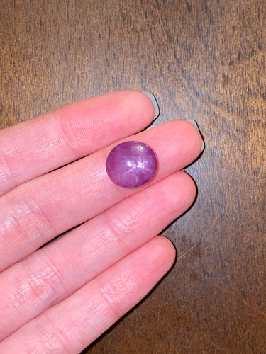 12.5 carat Natural Star Ruby cabochon