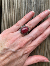 Load image into Gallery viewer, XL Thulite cabochon ring