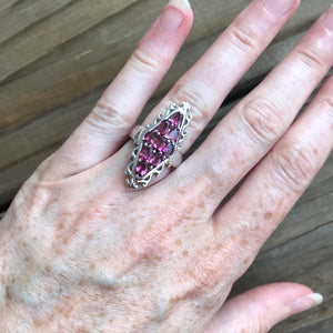 Pink Tourmaline rings