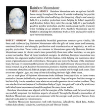 Load image into Gallery viewer, Top Quality Rainbow Moonstone round cut ring