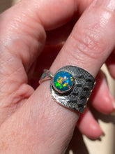 Load image into Gallery viewer, Lab created Fire Opal ring