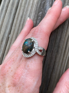 Stress relieving Chrysocolla rings