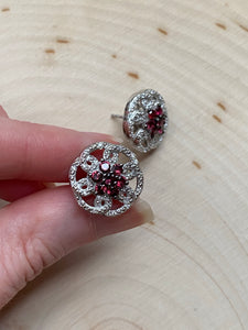 RARE Natural Noble Red Spinel earrings