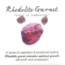 Load image into Gallery viewer, Rhodolite Garnet trilogy rings