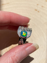 Load image into Gallery viewer, Lab created Fire Opal ring