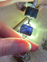 Load image into Gallery viewer, 58 carat rough cut natural Tanzanite bracelet