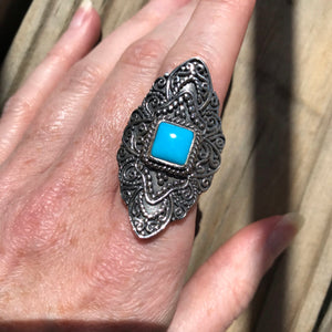 RARE Sleeping Beauty Turquoise ring