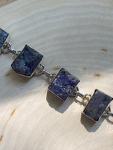 Load image into Gallery viewer, 58 carat rough cut natural Tanzanite bracelet