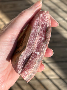 Collectors Rhodochrosite bowl or sphere stand