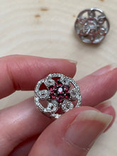 Load image into Gallery viewer, RARE Natural Noble Red Spinel earrings