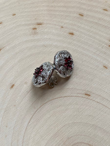 RARE Natural Noble Red Spinel earrings