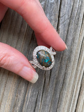 Load image into Gallery viewer, Stress relieving Chrysocolla rings