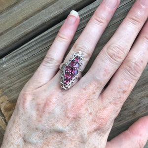 Pink Tourmaline rings