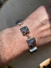 Load image into Gallery viewer, 58 carat rough cut natural Tanzanite bracelet