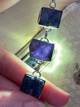 Load image into Gallery viewer, 58 carat rough cut natural Tanzanite bracelet