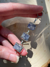 Load image into Gallery viewer, 58 carat rough cut natural Tanzanite bracelet