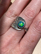 Load image into Gallery viewer, Lab created Fire Opal ring