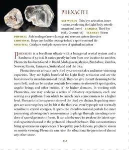 Trilogy Talisman - Rare Moldavite Magician Stone necklace with Danburite Super Nova & trillion cut Phenacite