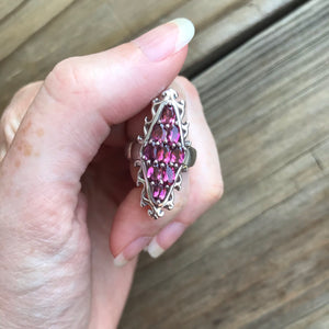 Pink Tourmaline rings