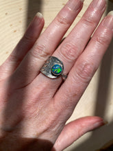 Load image into Gallery viewer, Lab created Fire Opal ring