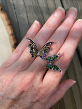 Load image into Gallery viewer, Mariposa Nocturna ring