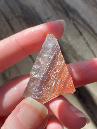 Unusual Barite triangle specimen crystal