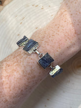 Load image into Gallery viewer, 58 carat rough cut natural Tanzanite bracelet